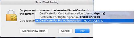 apple keychain not seeing smart card|PIV Card Smartcard not showing up in Keychain after the .